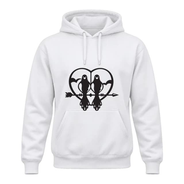 Hoodie — Cœur au trait